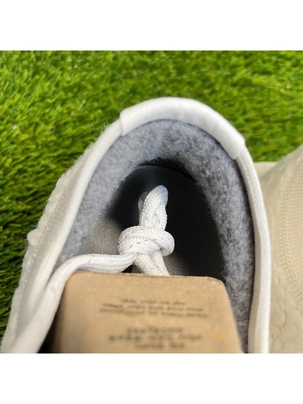 Allbirds Wool Dasher 2 Fluffs Mens Size 10 Natural White Running Shoes Sneakers